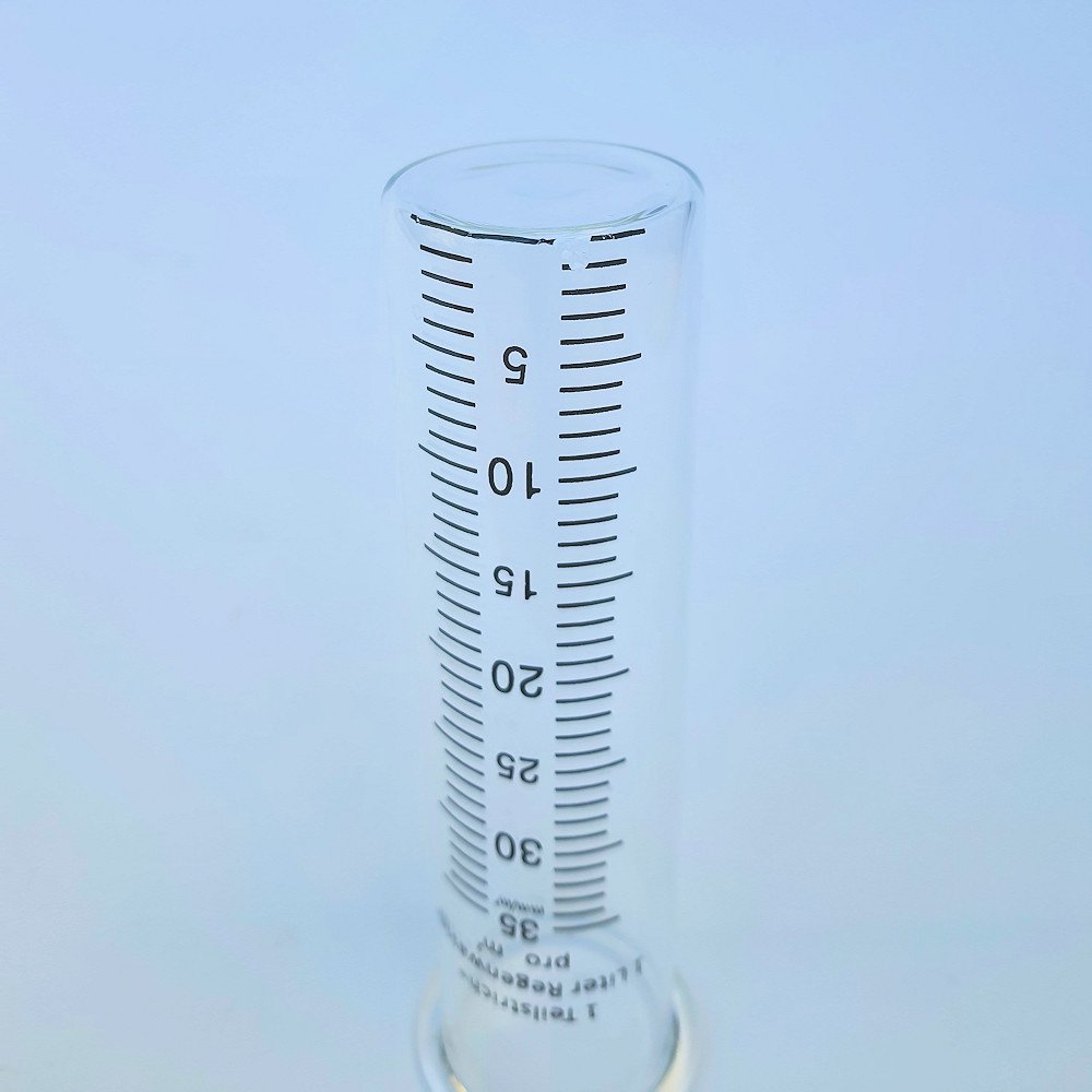 Regenmesser 4 x 15 cm Ersatzglas B-Ware schief 556660 formano